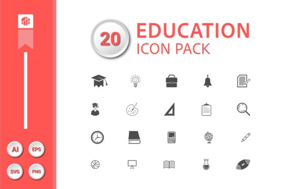 20 Education Icon Pack for Modern Design