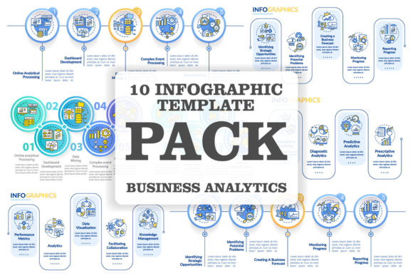 Business Analyst Infographic Graphics for Clean Content