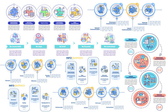 Business Communication Infographic Graphics
