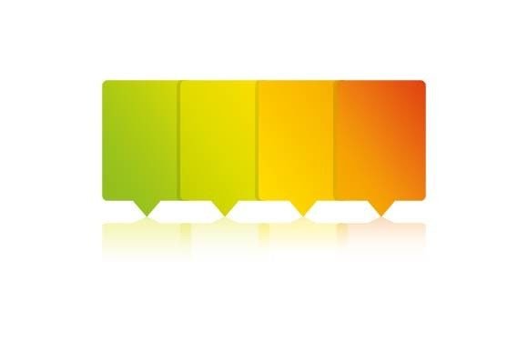Colorful Speech Bubble Diagram Template