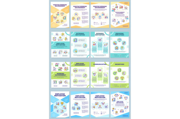 Employee Motivation Brochure Templates for Modern Branding
