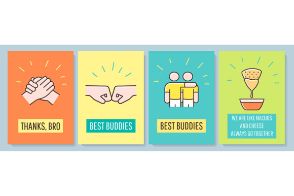 Friendship Celebration Graphics for Brand Marketers