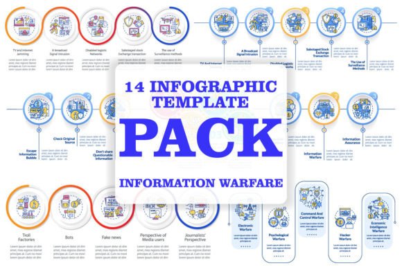 Graphics for Crafting: Information Warfare Infographic Template