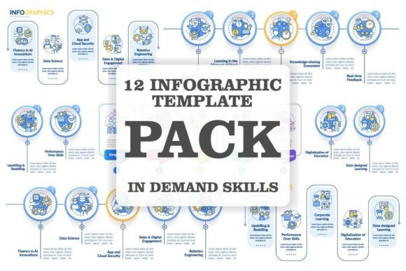 In Demand Skills Infographic Templates Graphics