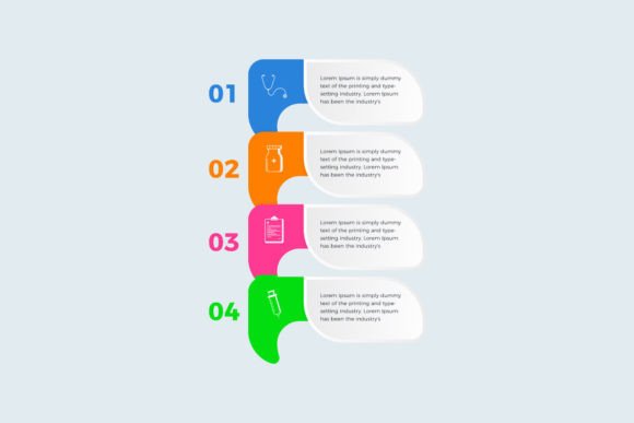 Medical Infographic Graphics for Crafting