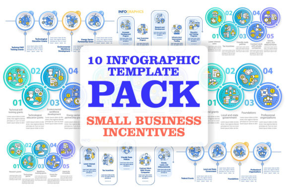 Small Business Infographic Graphics for Branding and Marketing