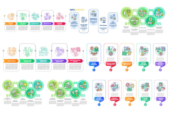Trends in Agriculture Graphics for Modern Design