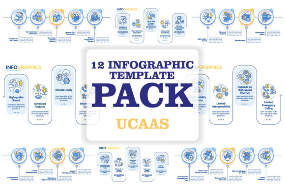 UCaaS Functions Infographic Graphics for Modern Branding